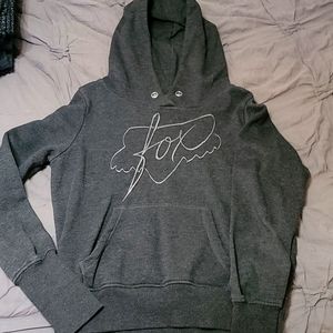 Fox women's hoodie size L Gray